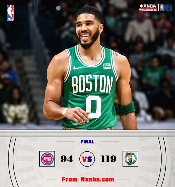 凱爾特人輕取活塞迎來6連勝