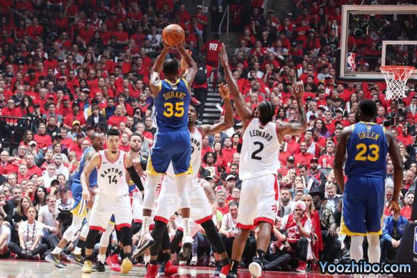 2019年NBA總決賽第五場猛龍vs勇士--杜蘭特跳投