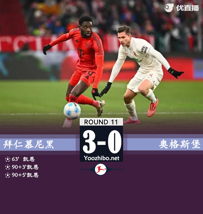 拜仁慕尼黑vs奧格斯堡