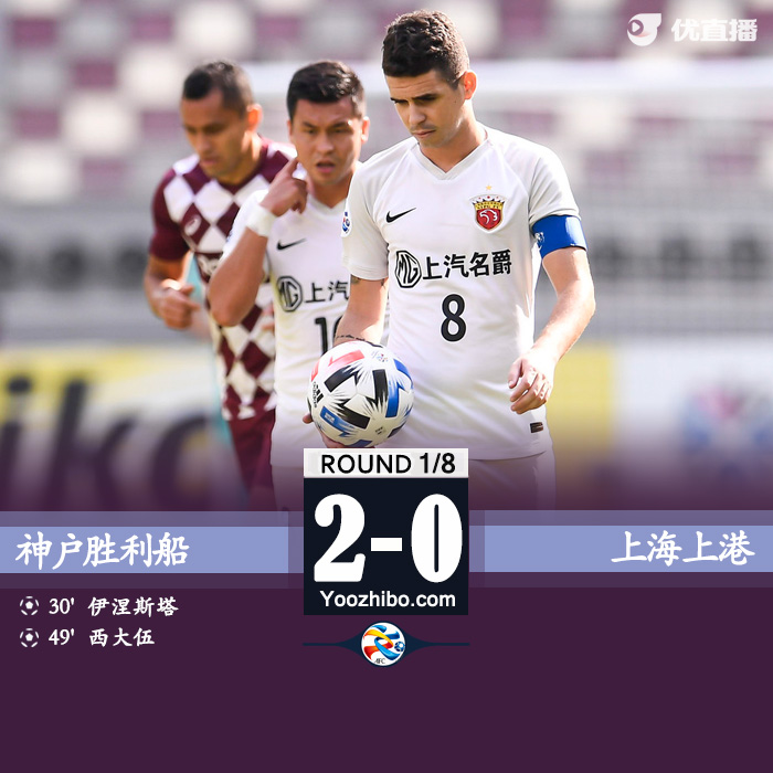 上港0-2不敵神戶勝利船