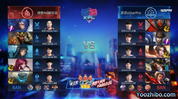 2020年KPL秋季賽常規賽 成都AG超玩會 vs 武漢eStarPro全場錄像
